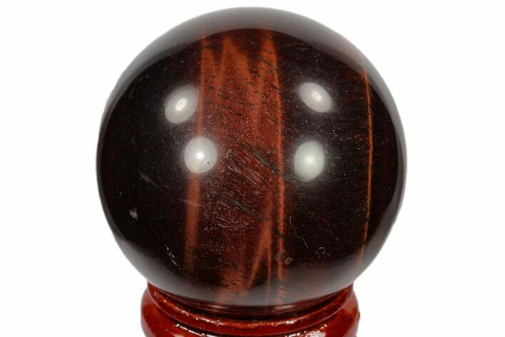Polished Red Tiger's Eye Sphere - South Africa #116095